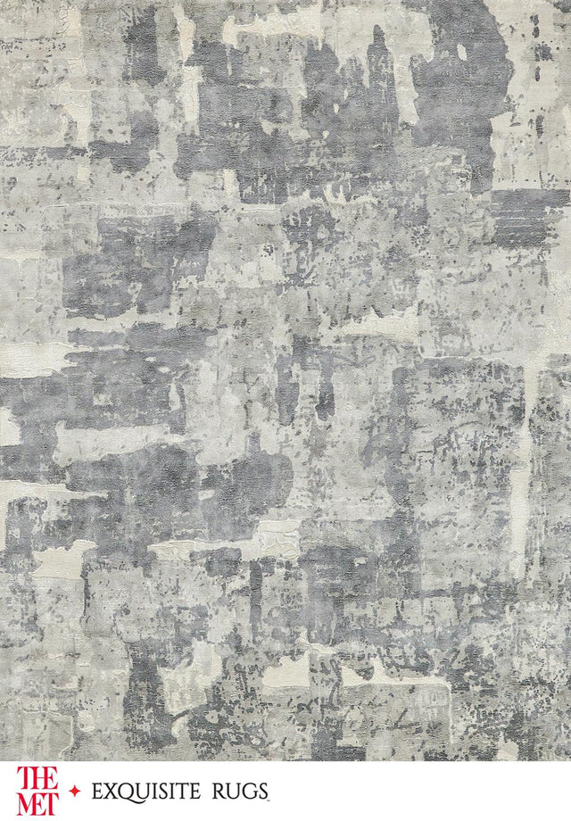 Exquisite Rugs The Met X Exquisite Rugs Papyrus 6801 Gray 2' x 3' Area Rug