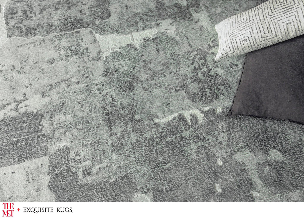 Exquisite Rugs The Met X Exquisite Rugs Papyrus 6801 Gray 4' x 6' Area Rug