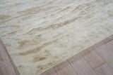 Exquisite Rugs Travertine 6805 Beige Wool/Bamboo Silk handloomed 3' x 2' Area Rug