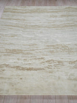 Exquisite Rugs Travertine 6805 Beige Wool/Bamboo Silk handloomed 3' x 2' Area Rug