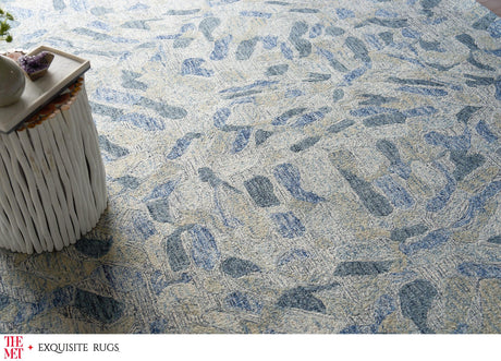 Exquisite Rugs The Met X Exquisite Rugs Botanica 6808 Blue/Ivory/Multi 14' x 18' Area Rug