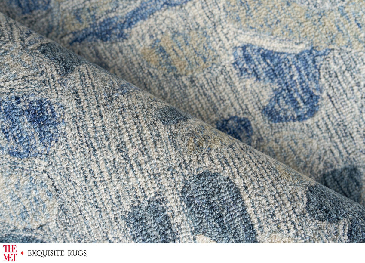 Exquisite Rugs The Met X Exquisite Rugs Botanica 6808 Blue/Ivory/Multi 14' x 18' Area Rug