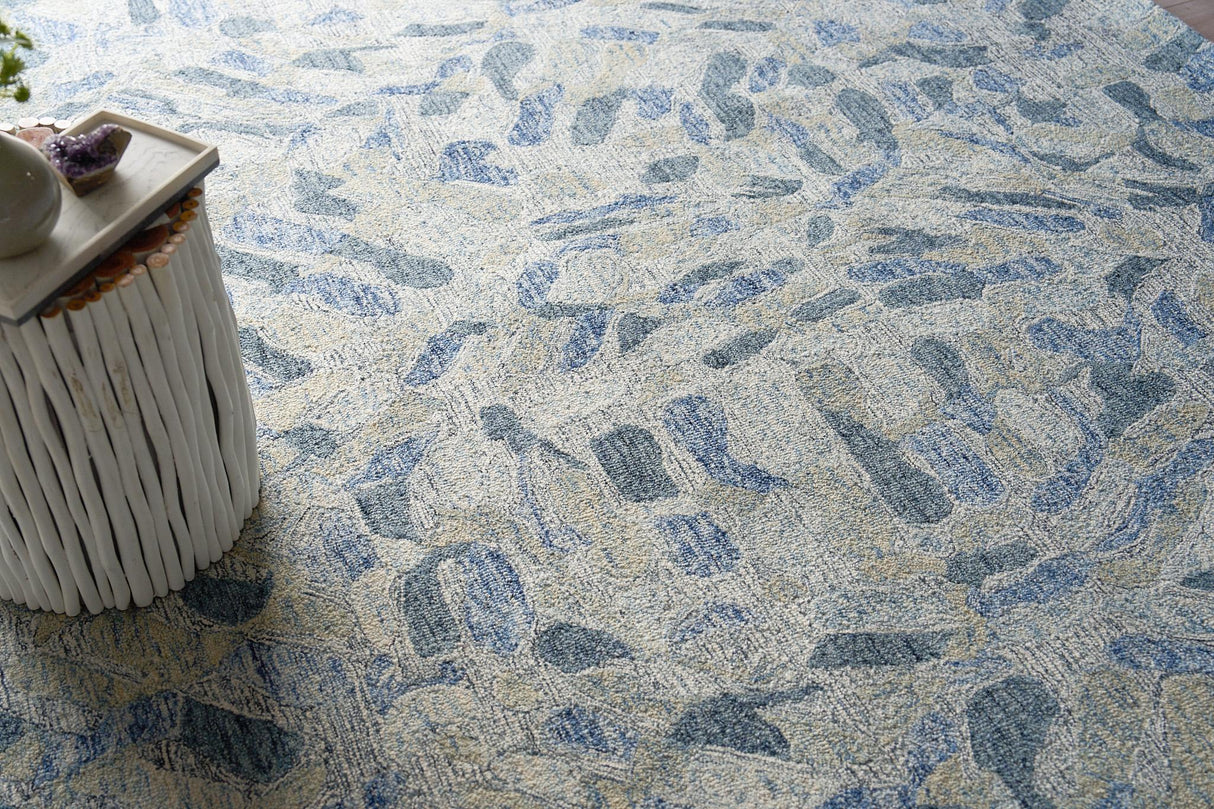 Exquisite Rugs Botanica 6808 Blue/Ivory/Multi New Zealand Wool hand-tufted 18' x 14' Area Rug