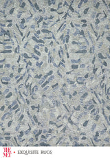 Exquisite Rugs The Met X Exquisite Rugs Botanica 6808 Blue/Ivory/Multi 4' x 6' Area Rug