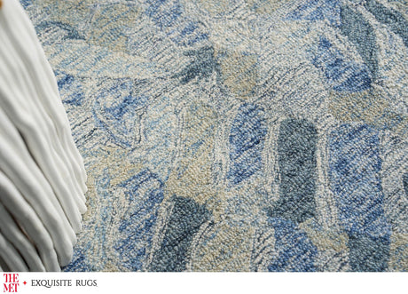 Exquisite Rugs The Met X Exquisite Rugs Botanica 6808 Blue/Ivory/Multi 4' x 6' Area Rug