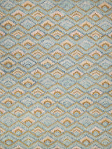 Exquisite Rugs Bargello Hand Tufted New Zealand Wool in 6814 Light Blue/Multi 5' x 8' Area Rug