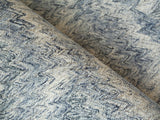 Exquisite Rugs Bargello Hand Tufted New Zealand Wool in 6815 Light Blue 8' x 10' Area Rug
