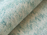 Exquisite Rugs Bargello Hand Tufted New Zealand Wool in 6816 Turquoise 10' x 14' Area Rug