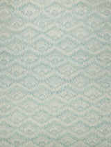 Exquisite Rugs Bargello Hand Tufted New Zealand Wool in 6816 Turquoise 5' x 8' Area Rug