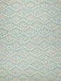 Exquisite Rugs Bargello Hand Tufted New Zealand Wool in 6816 Turquoise 6' x 9' Area Rug