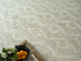 Exquisite Rugs Bargello Hand Tufted New Zealand Wool in 6817 Light Green 8' x 10' Area Rug
