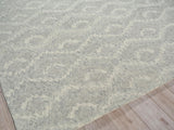 Exquisite Rugs Bargello Hand Tufted New Zealand Wool in 6818 Gray 10' x 14' Area Rug