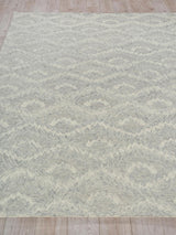 Exquisite Rugs Bargello Hand Tufted New Zealand Wool in 6818 Gray 10' x 14' Area Rug