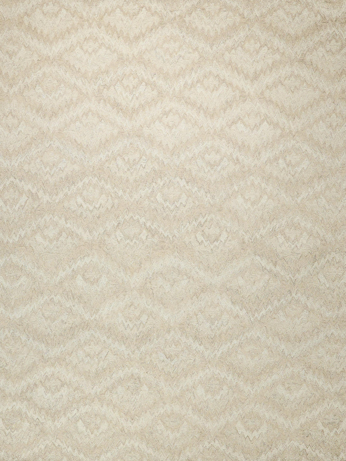 Exquisite Rugs Bargello Hand Tufted New Zealand Wool in 6819 Beige 10' x 14' Area Rug