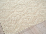 Exquisite Rugs Bargello Hand Tufted New Zealand Wool in 6819 Beige 9' x 12' Area Rug