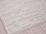 Exquisite Rugs Exquisite Rugs Carmel Handmade Hand-tufted New Zealand Wool on Canvas 6871 Light Gray/Ivory 14' x 18' Area Rug