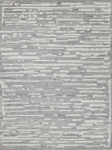 Exquisite Rugs Carmel Handmade Hand-tufted New Zealand Wool on Canvas 6877 Natural Gray/Ivory 4' x 6' Area Rug
