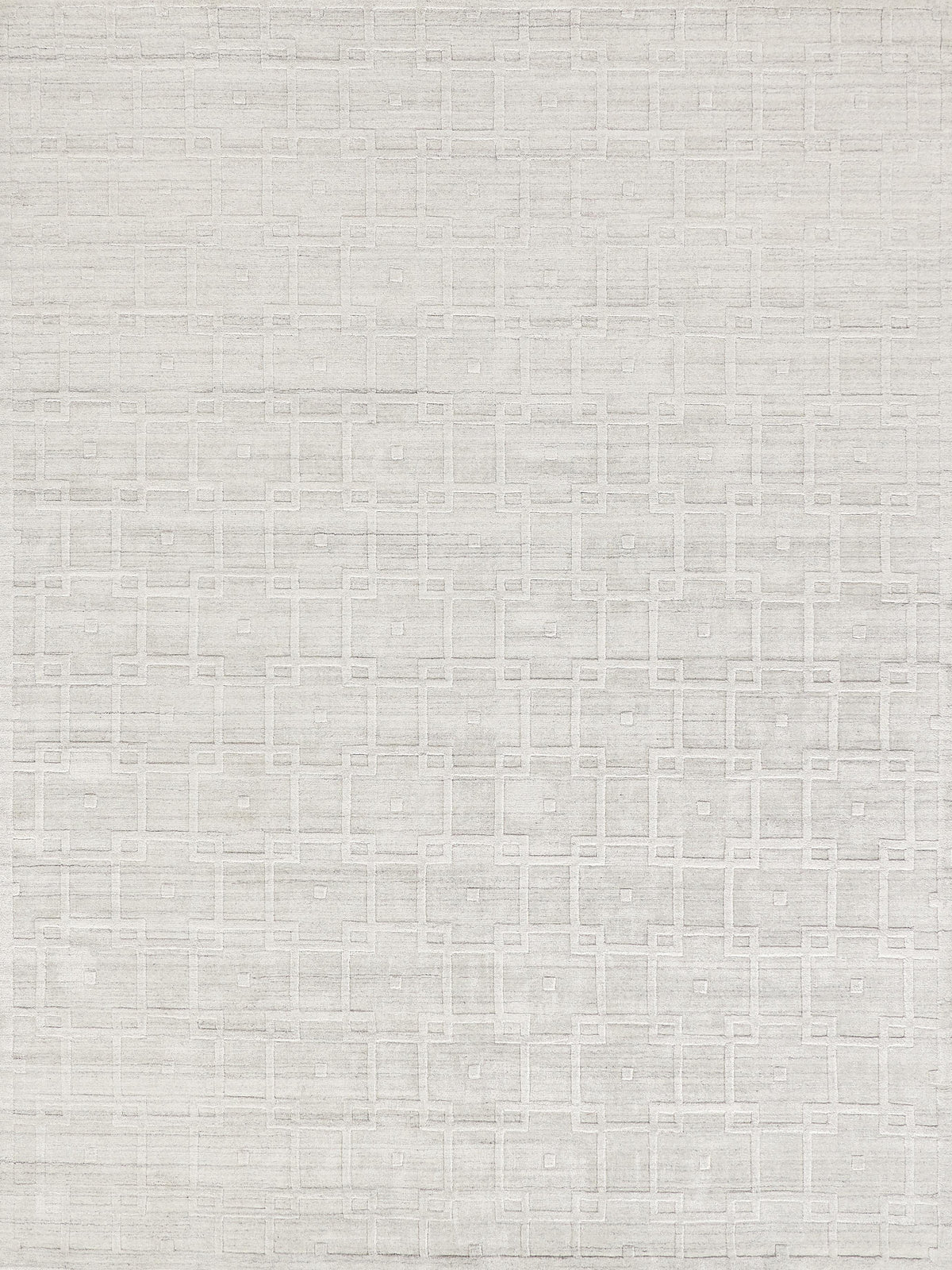 Exquisite Rugs Lotus Hand Tufted Wool/Bamboo Silk in 6967 Ivory 8' x 10' Area Rug