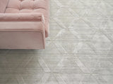 Exquisite Rugs Lotus Hand Tufted Wool/Bamboo Silk in 6968 Ivory 9' x 12' Area Rug
