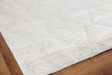 Exquisite Rugs Lotus Hand Tufted Wool/Bamboo Silk in 6968 Ivory 9' x 12' Area Rug