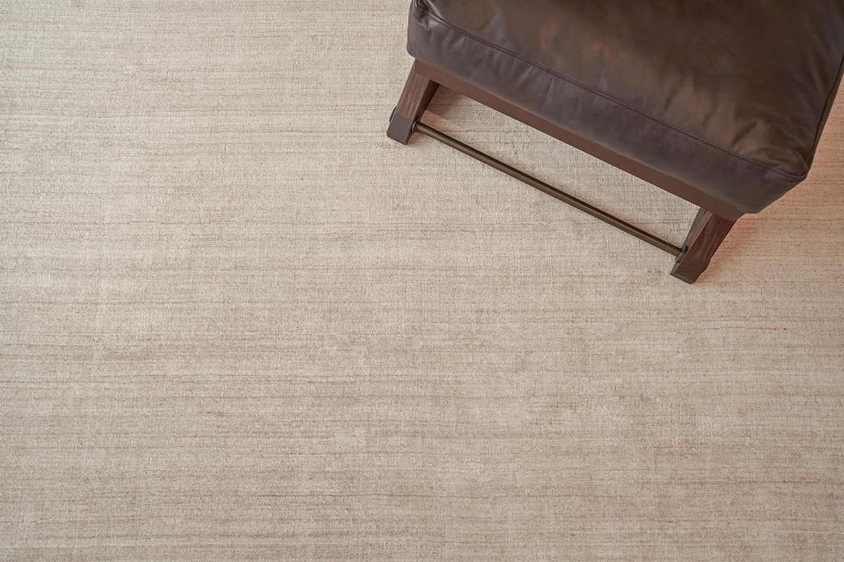 Exquisite Rugs Ambrose Hand Tufted Wool/Bamboo Silk in 6973 Beige 12' x 15' Area Rug