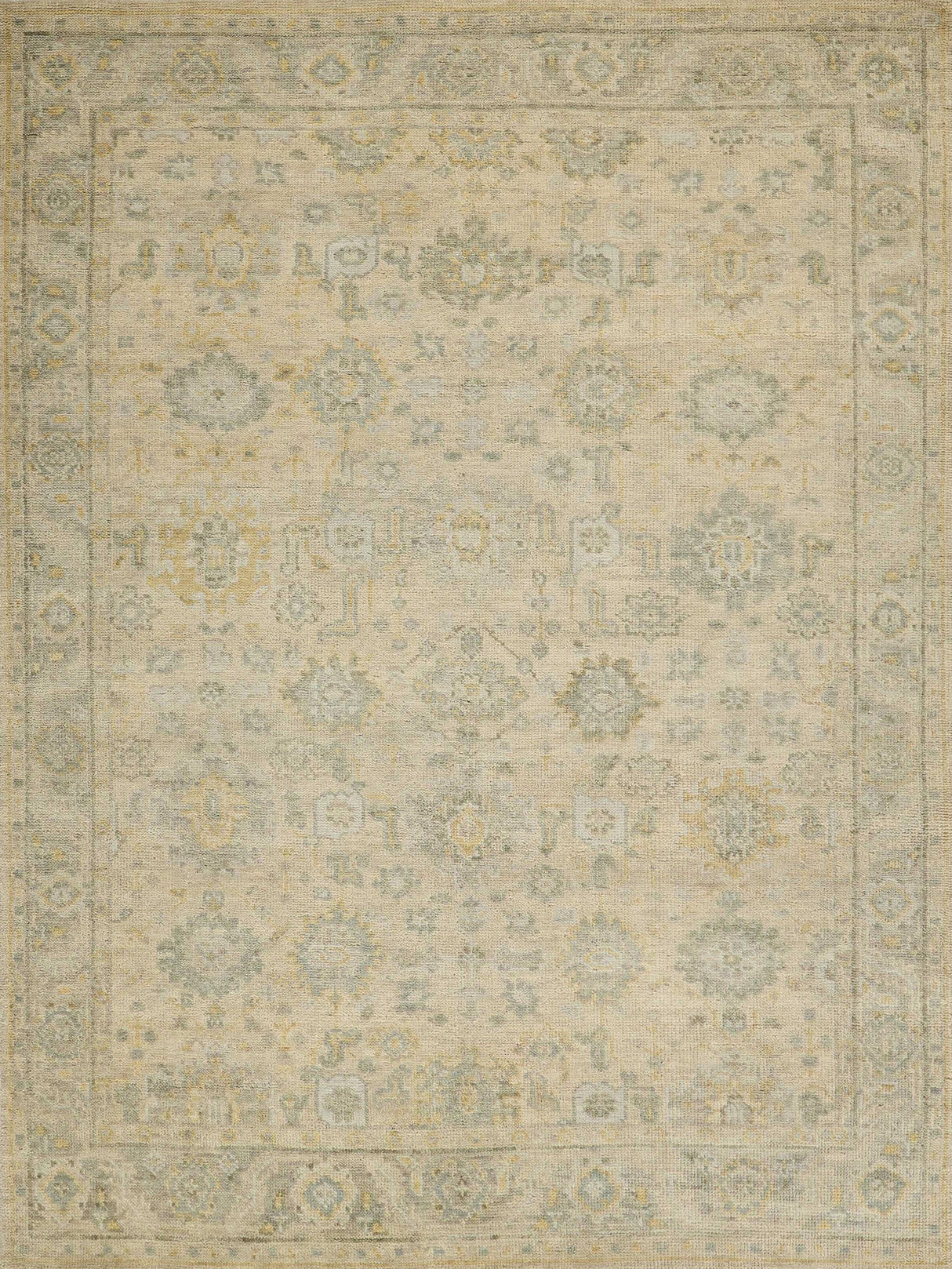 Exquisite Rugs Verano Hand Knotted New Zealand Wool in 7129 Ivory/Silver 2' x 3' Area Rug