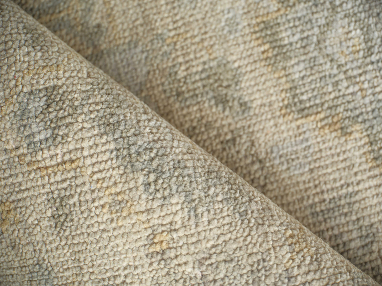 Exquisite Rugs Verano Hand Knotted New Zealand Wool in 7129 Ivory/Silver 2' x 3' Area Rug