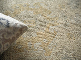 Exquisite Rugs Verano Hand Knotted New Zealand Wool in 7129 Ivory/Silver 2' x 3' Area Rug