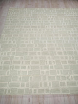 Exquisite Rugs Exquisite Rugs Soho Handmade Hand Tufted New Zealand Wool Green/Ivory 18' x 14' Area Rug
