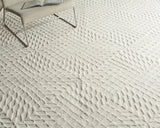Exquisite Rugs Sandro Handmade Hand-tufted New Zealand Wool on Canvas Ivory 2' x 3' Area Rug