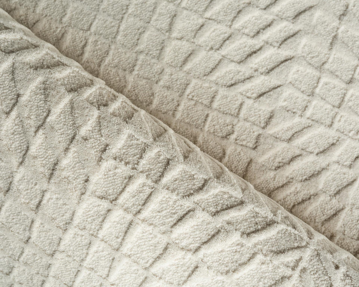 Exquisite Rugs Sandro Handmade Hand-tufted New Zealand Wool on Canvas Ivory 2' x 3' Area Rug