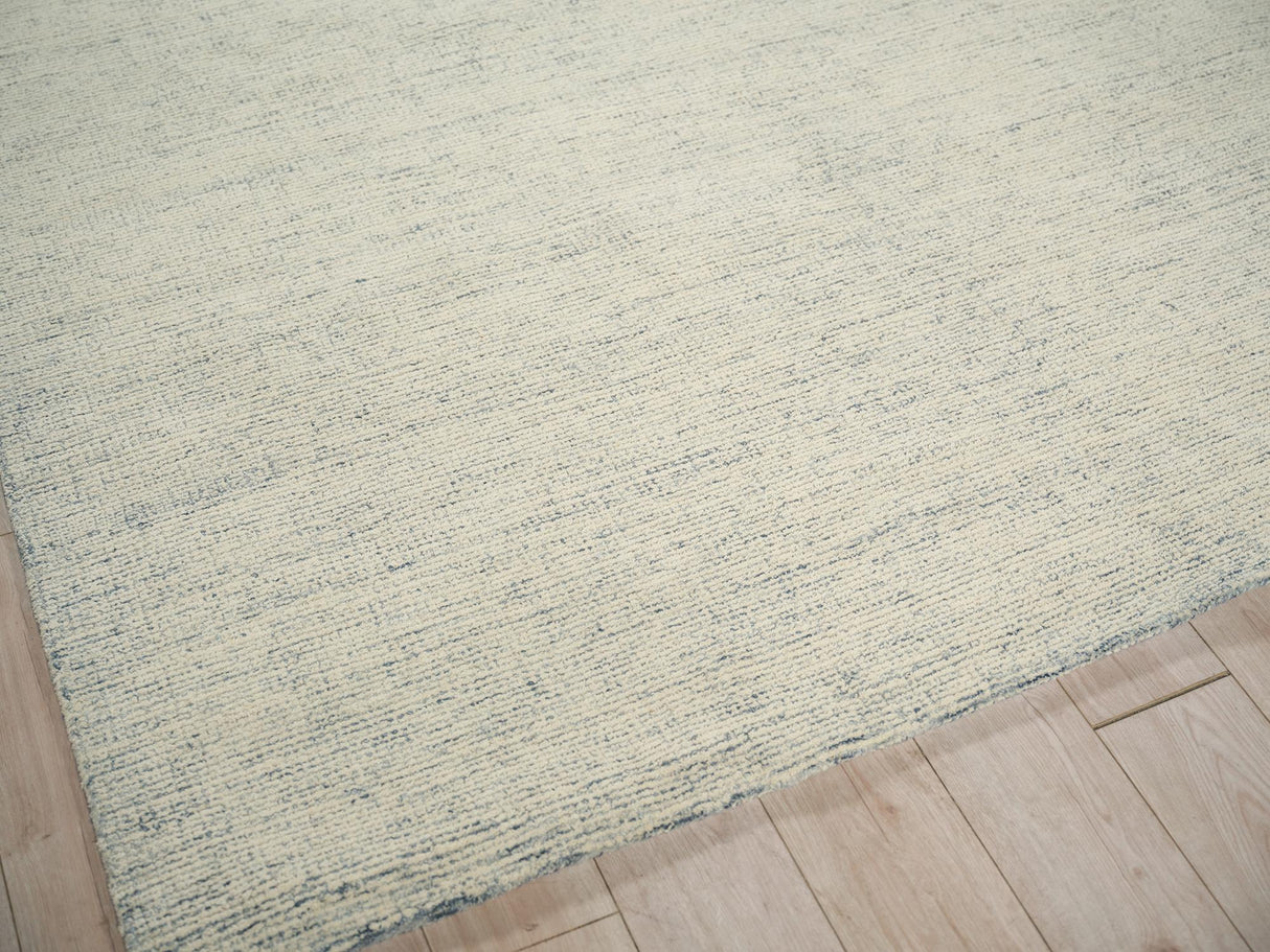 Exquisite Rugs Exquisite Rugs Elements Handmade Hand Tufted New Zealand Wool 7167 Blue/Ivory 14' x 18' Area Rug