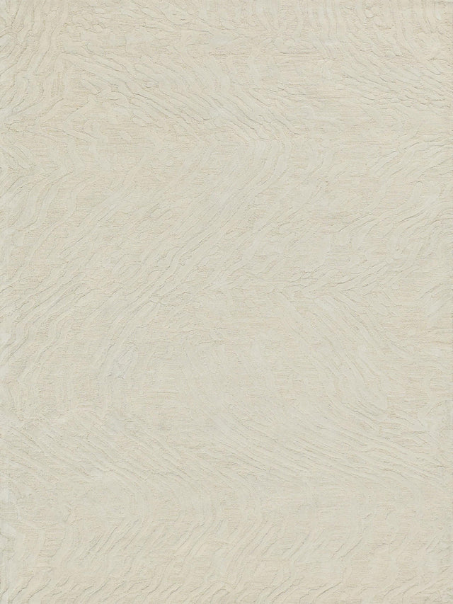 Exquisite Rugs Entro Hand Tufted New Zealand Wool in 7179 Cream/Ivory 6' x 9' Area Rug