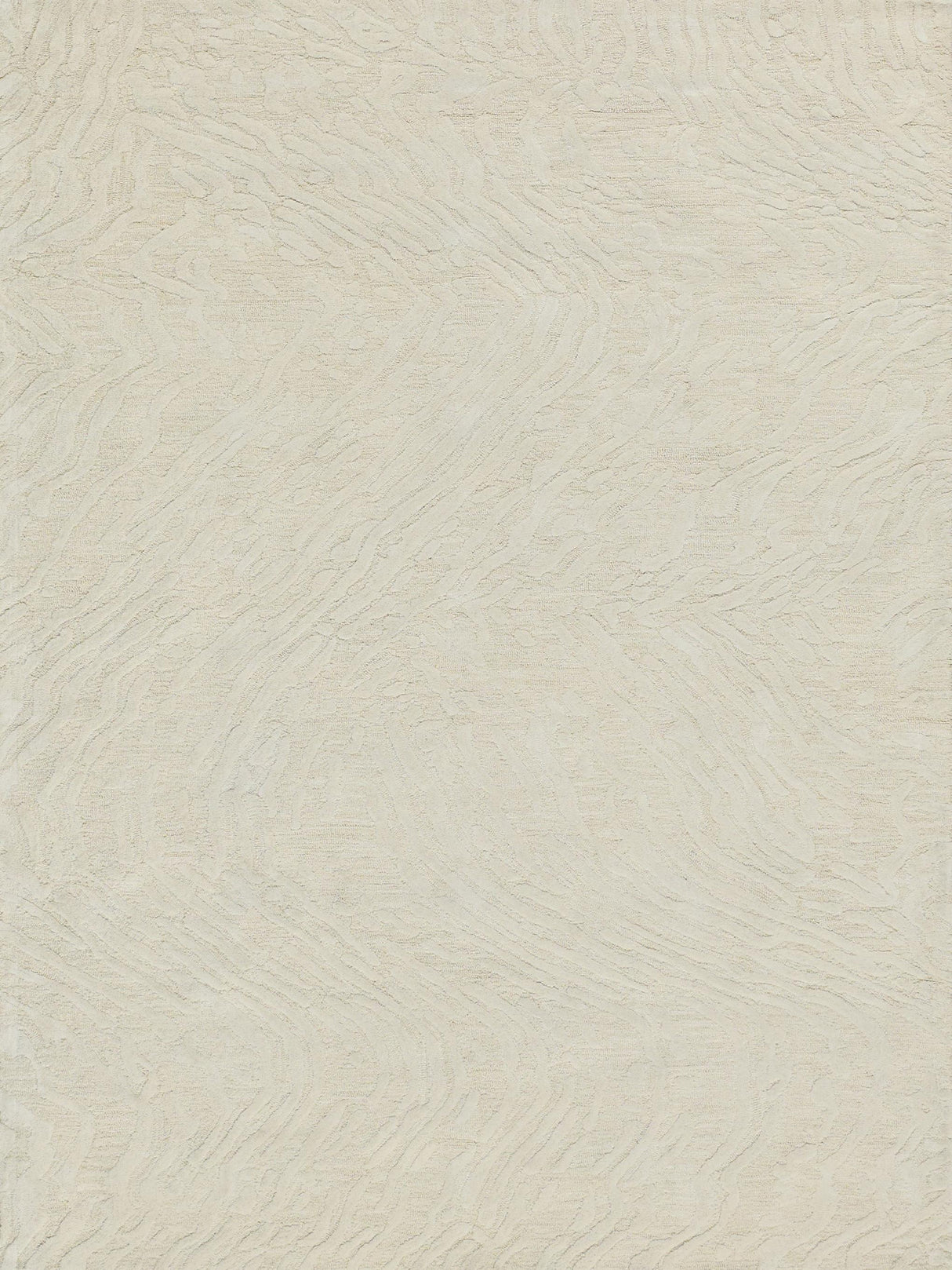 Exquisite Rugs Entro Hand Tufted New Zealand Wool in 7179 Cream/Ivory 8' x 10' Area Rug