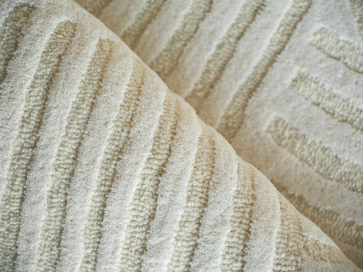 Exquisite Rugs Exquisite Rugs Entro Handmade New Zealand Wool 7182 Cream/Ivory 14' x 18' Area Rug