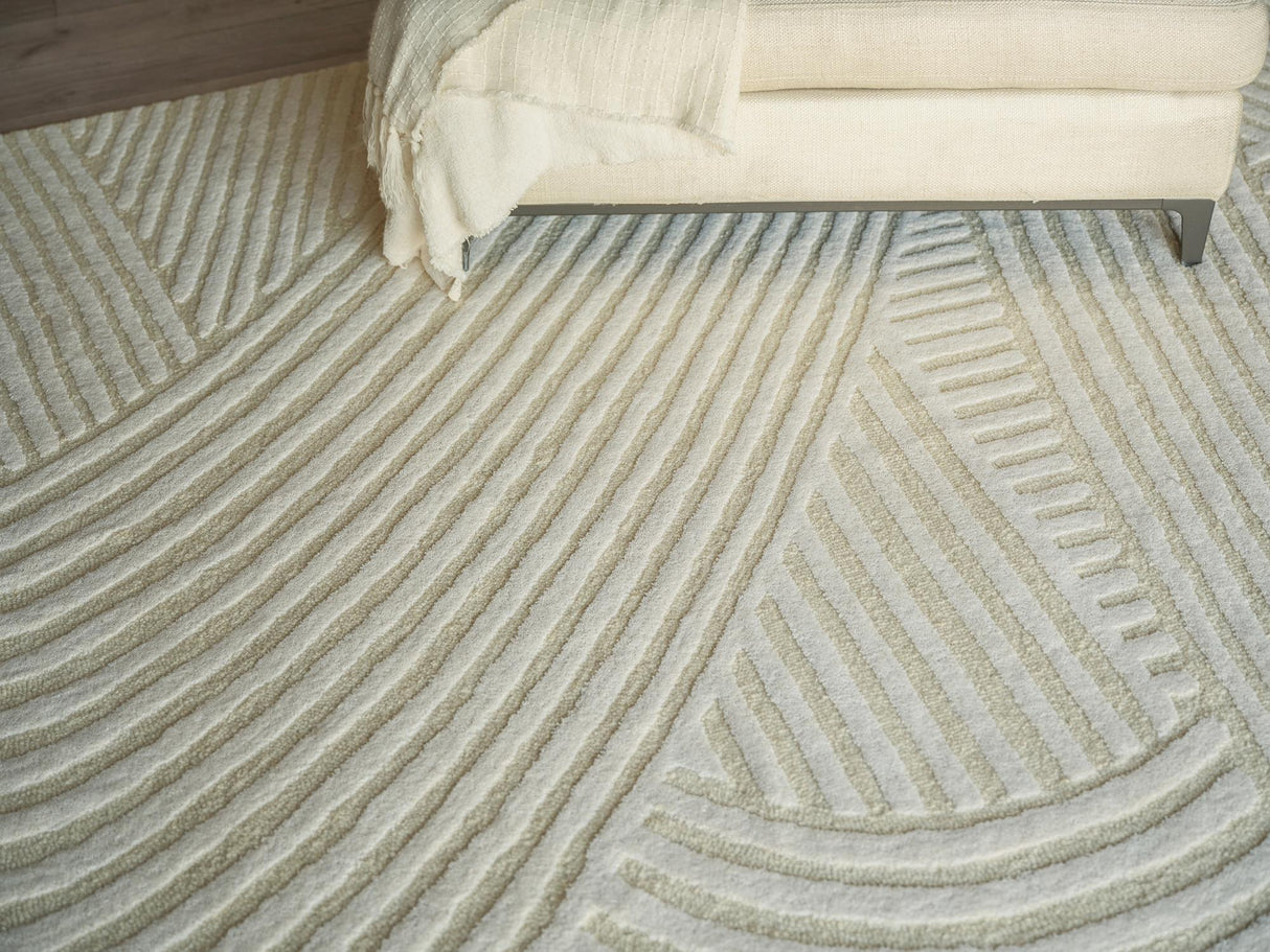 Exquisite Rugs Exquisite Rugs Entro Handmade New Zealand Wool 7182 Cream/Ivory 14' x 18' Area Rug