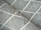 Exquisite Rugs Kodiak Hand Tufted New Zealand Wool in 7194 Gray/Ivory 4' x 6' Area Rug