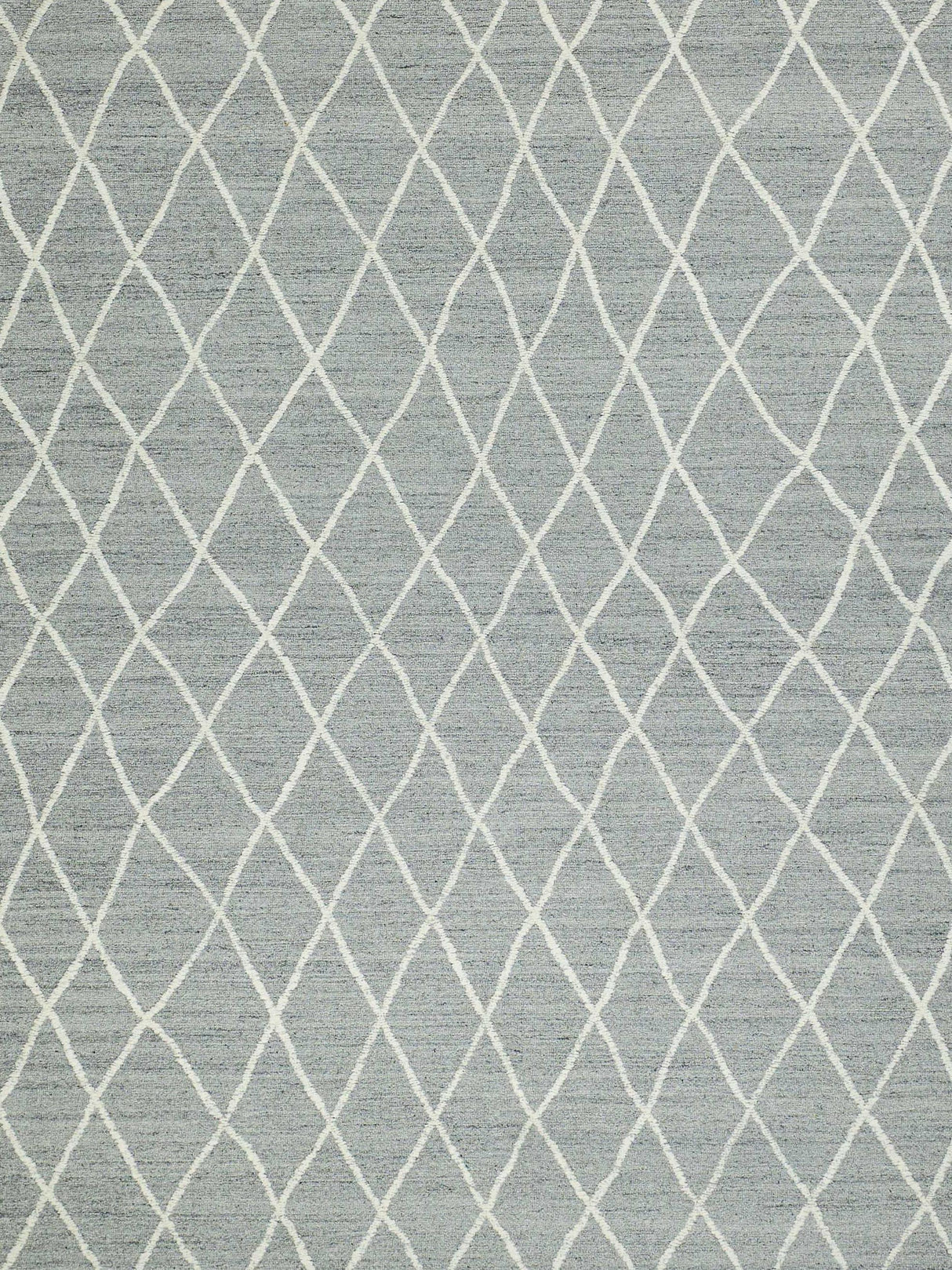 Exquisite Rugs Kodiak Hand Tufted New Zealand Wool in 7194 Gray/Ivory 8' x 10' Area Rug