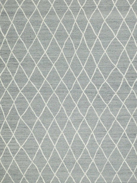 Exquisite Rugs Kodiak Hand Tufted New Zealand Wool in 7194 Gray/Ivory 8' x 10' Area Rug