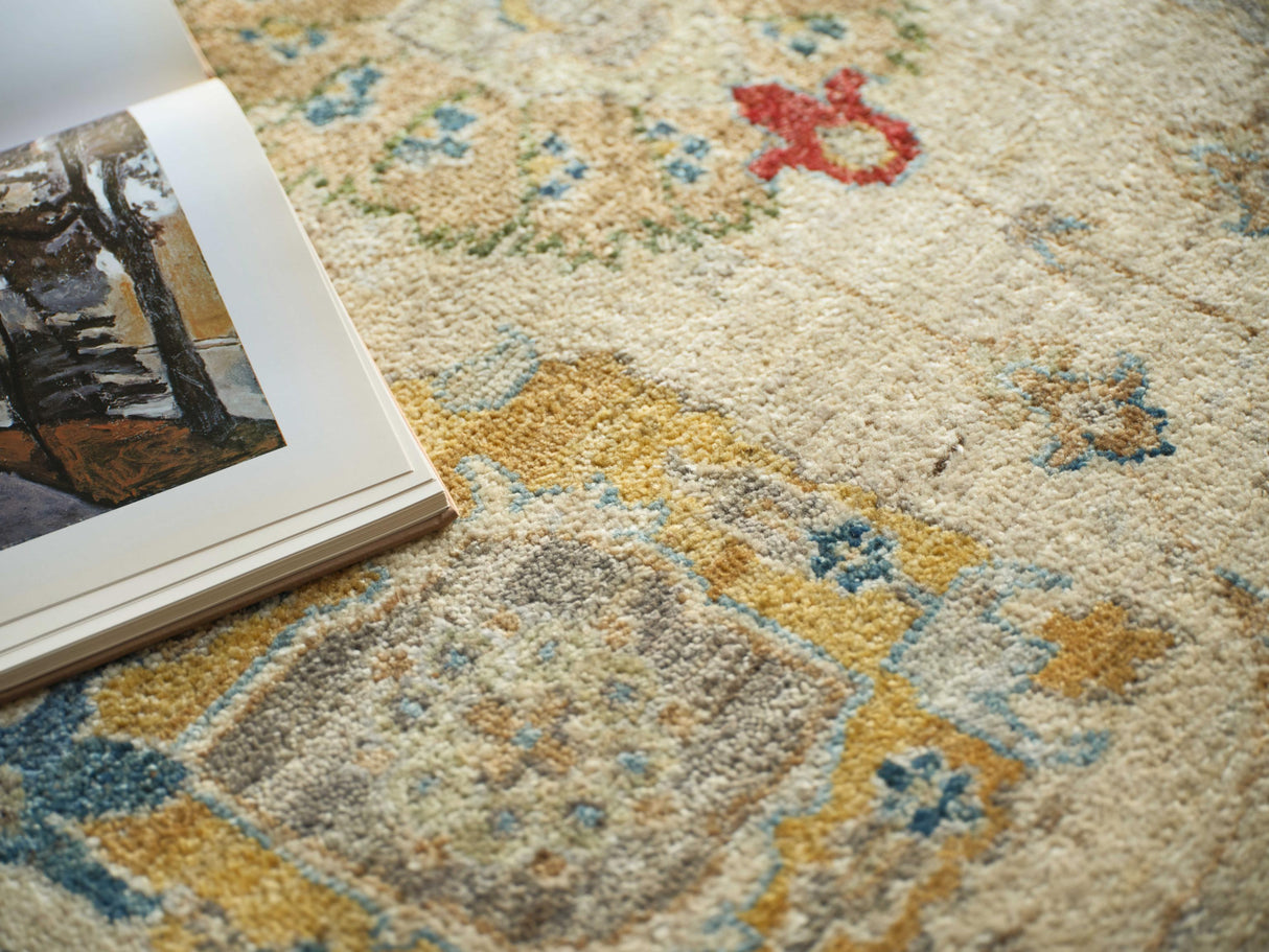 Exquisite Rugs Oxford Hand Knotted Ghazni Wool in 7222 Green 12' x 9' Area Rug