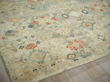 Exquisite Rugs Oxford Hand Knotted Ghazni Wool in 7225 Gray 12' x 15' Area Rug