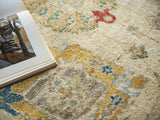Exquisite Rugs Oxford Hand Knotted Ghazni Wool in 7226 Light Blue 10' x 8' Area Rug