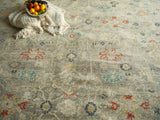 Exquisite Rugs Oxford Hand Knotted Ghazni Wool in 7226 Light Blue 12' x 9' Area Rug