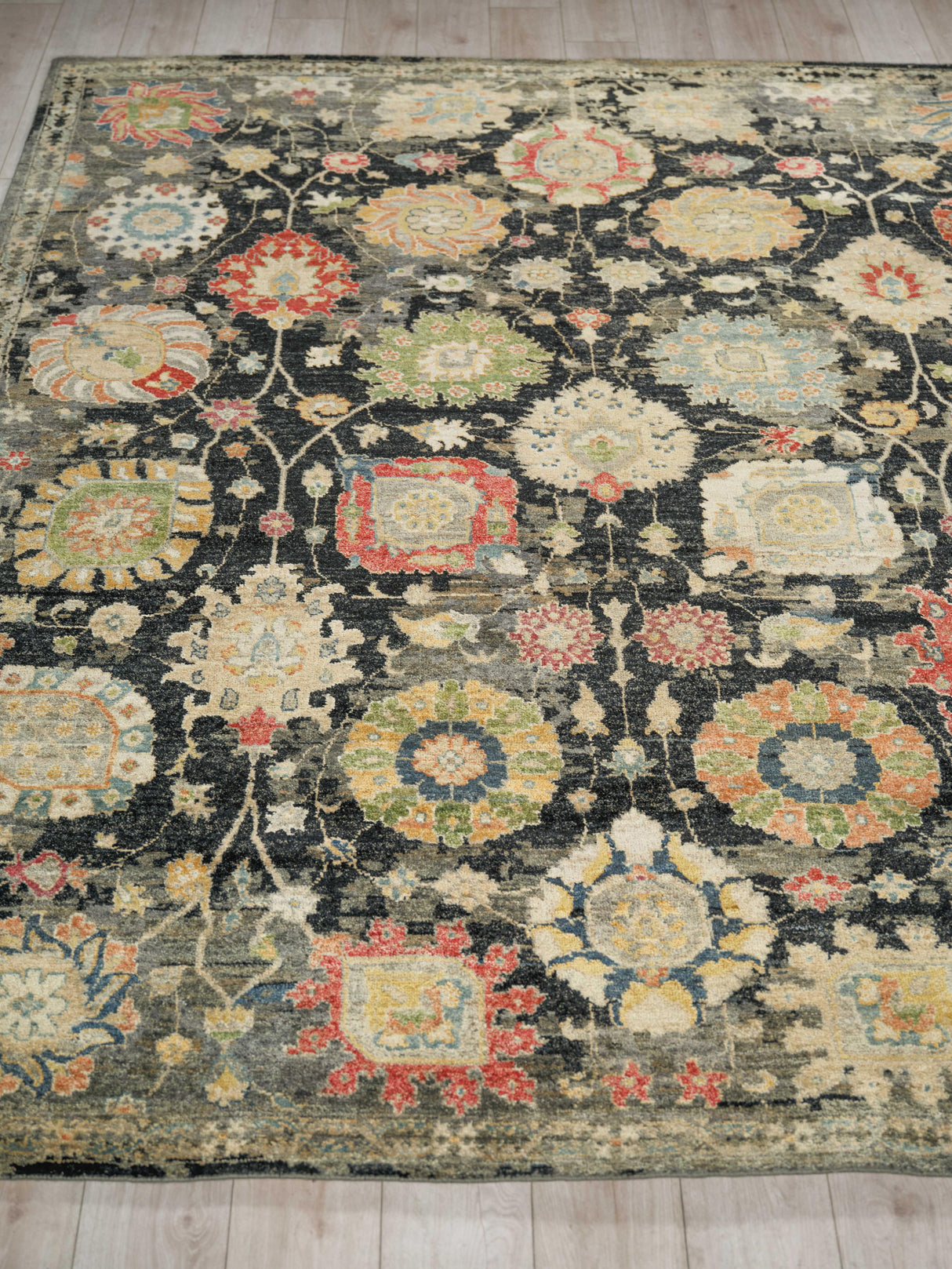 Exquisite Rugs Oxford Hand Knotted Ghazni Wool in 7227 Camel 9' x 6' Area Rug