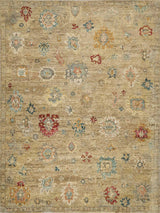 Exquisite Rugs Oxford Hand Knotted Ghazni Wool in 7227 Camel 9' x 12' Area Rug