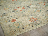 Exquisite Rugs Oxford Hand Knotted Ghazni Wool in 7227 Camel 12' x 9' Area Rug