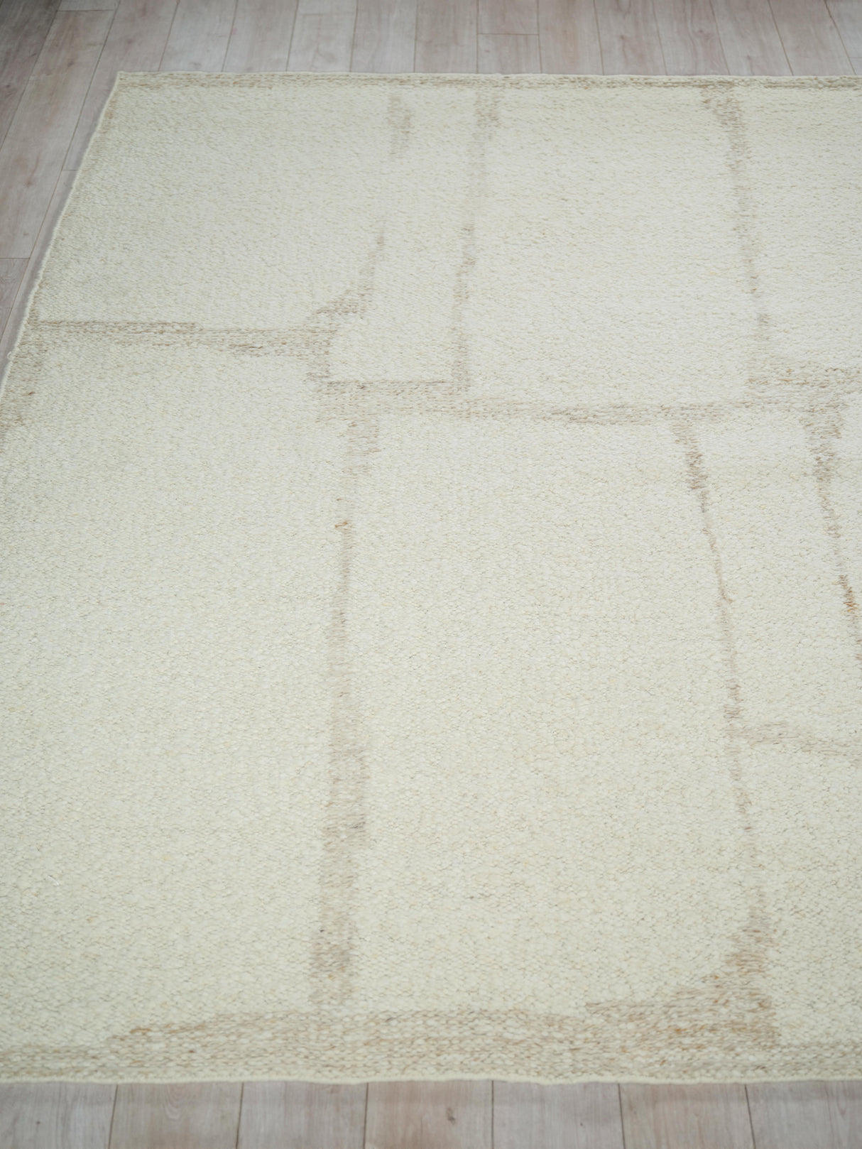 Exquisite Rugs Kokomo Flatweave New Zealand Wool in 7243 Ivory/Sand 9' x 12' Area Rug