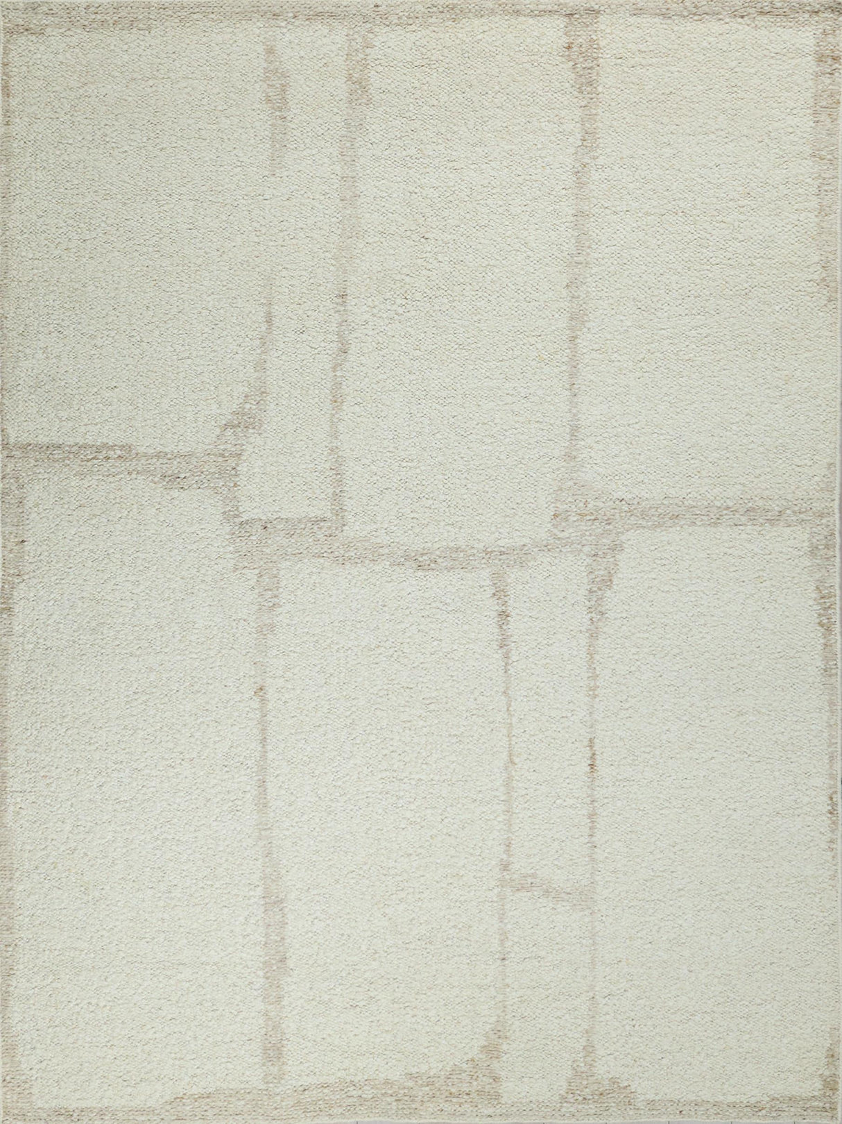 Exquisite Rugs Kokomo Flatweave New Zealand Wool in 7243 Ivory/Sand 9' x 12' Area Rug