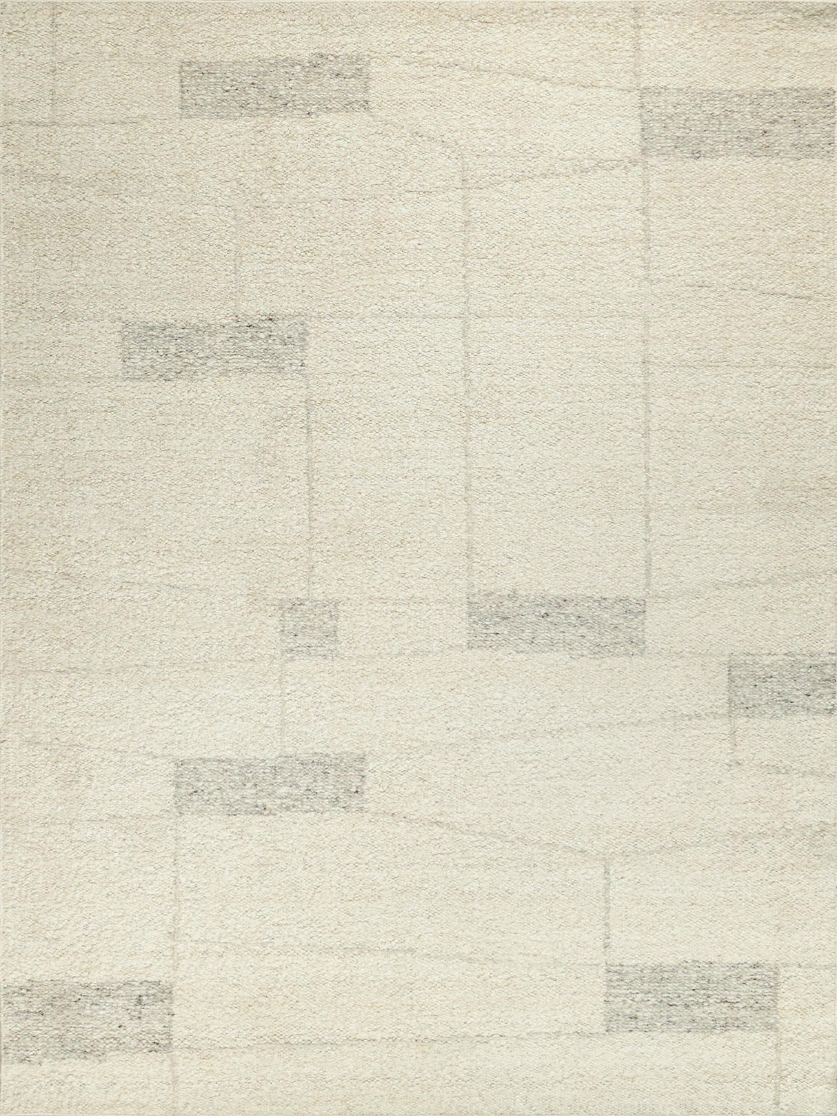 Exquisite Rugs Kokomo Flatweave New Zealand Wool in 7244 Ivory/Gray 10' x 14' Area Rug