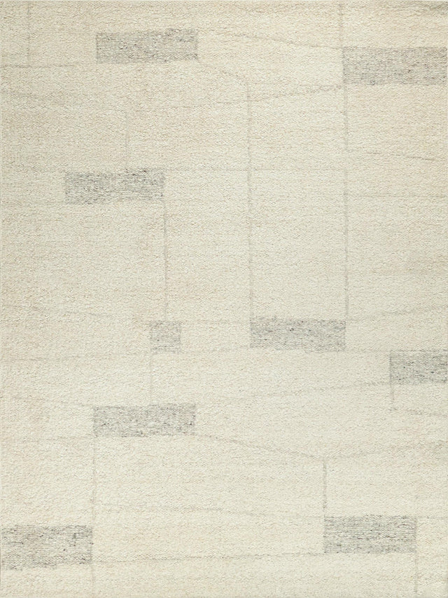 Exquisite Rugs Kokomo Flatweave New Zealand Wool in 7244 Ivory/Gray 10' x 14' Area Rug
